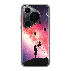 Силиконовые Чехлы Любимому человеку для Huawei Pura 70 PRO (Шарики в небе)