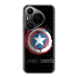 Чехол с Щитом Капитана Америки на Huawei Pura 70 PRO (Щит Капитана)