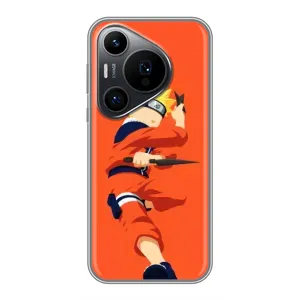 Чехлы с принтом Наруто на Huawei Pura 70 PRO (Силуэт Наруто)