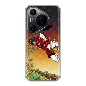 Силиконовый чехол для Huawei Pura 70 PRO (Скрудж Луи Виттон)