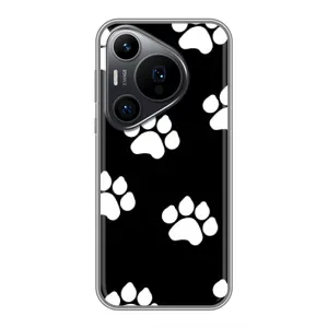 Бампер для Huawei Pura 70 PRO с картинкой "Песики" (Следы собак)