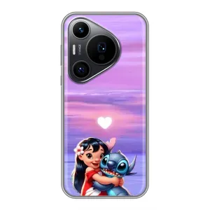 Чехол с рисунком Стич для Huawei Pura 70 PRO (Стич и Лило)