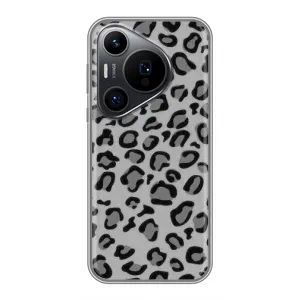 Чехол с леопардовым принтом на Huawei Pura 70 PRO (Темный леопрад)