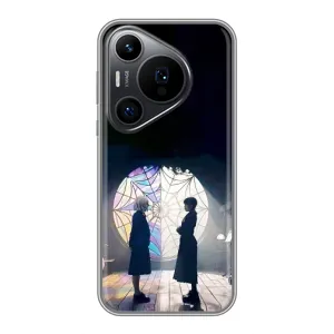 Чехлы с принтом Уэнсдей на Huawei Pura 70 PRO (Уэнсдей и Энди)