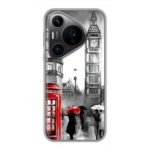 Чехол с рисунком «Вид на Биг Бен» для Huawei Pura 70 PRO Чехол с рисунком «Вид на Биг Бен» для Huawei Pura 70 PRO