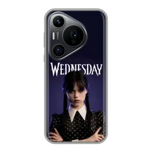 Чехлы с принтом Уэнсдей на Huawei Pura 70 PRO (Wednesdey)