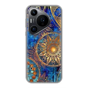 Чехлы со смыслом для Huawei Pura 70 PRO (Золотые узоры)