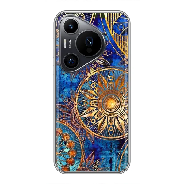 Чехол с рисунком «Золотые узоры» для Huawei Pura 70 PRO Чехол с рисунком «Золотые узоры» для Huawei Pura 70 PRO
