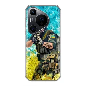 ЗСУ Чехлы (TPU) для Huawei Pura 70 PRO (ЗСУ Воин)