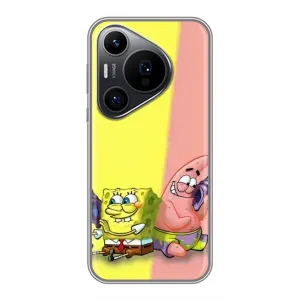Чехлы с Патриком на Huawei Pura 70 PRO (Звонок)