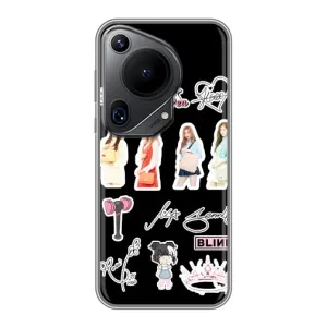 Чехлы с картинкой для Huawei Pura 70 Ultra (Арт блэкпинг)