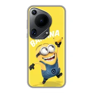Мультяшный принт на Чехол для Хuawei Пура 70 Ультра (Banana)