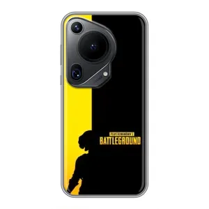 Чехол (TPU) с картинкой "Лого Пабг" на Хuawei Пура 70 Ультра (Battlegrounds)