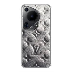 Текстурный Чехол Louis Vuitton для Хuawei Пура 70 Ультра (Бежевый ЛВ)