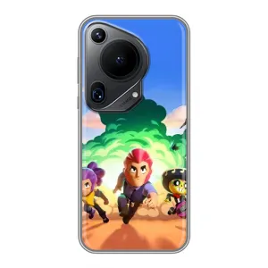 Силиконовый Чехол на Huawei Pura 70 Ultra с картинкой Brawl Stars (Бравел Старс)