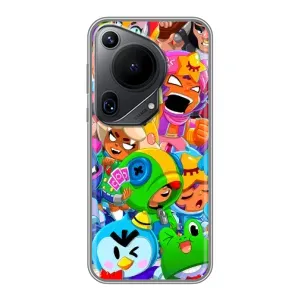 Силиконовый Чехол на Huawei Pura 70 Ultra с картинкой Brawl Stars (Brawl-Stars)