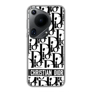 Чехол (Dior, Prada, YSL, Chanel) для Huawei Pura 70 Ultra (Christian Dior)