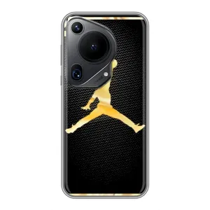 Силиконовый Чехол Nike Air Jordan на Хuawei Пура 70 Ультра (Джордан 23)