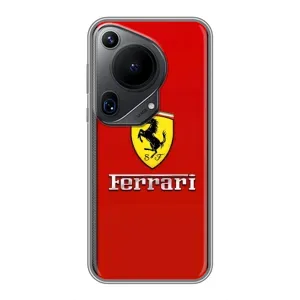 Силиконовый бампер с картинкой машины на Huawei Pura 70 Ultra