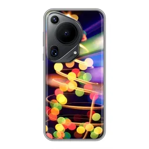 Чехол Новогодняя Елка на Huawei Pura 70 Ultra (Гирлянды)