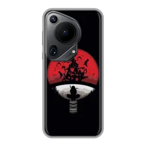 Чехлы с картинкой Итачи Учиха на Huawei Pura 70 Ultra (Итачи на черном)