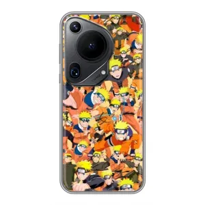Чехлы с принтом Наруто на Huawei Pura 70 Ultra (Коллаж Наруто)