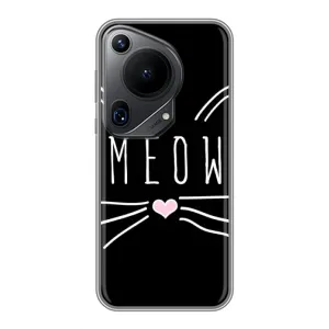 Бампер с изображением Котиков для Хuawei Пура 70 Ультра (КОТИК MEOW)