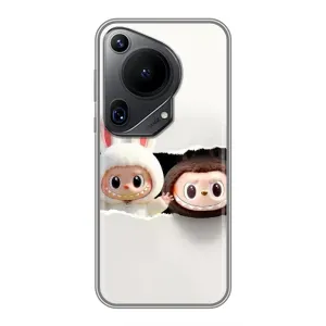 Чехол с принтом Лабубу для Huawei Pura 70 Ultra (Фигурки Labubu)