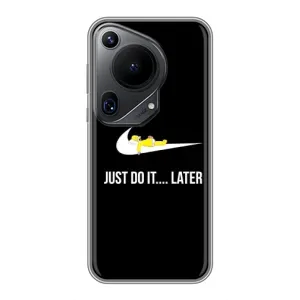 Силиконовый Чехол на Huawei Pura 70 Ultra с картинкой Nike (Later)