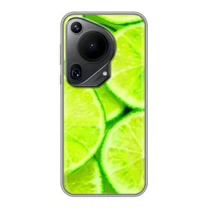 Чехол с изображением вкусной еды для Huawei Pura 70 Ultra (Лайм)