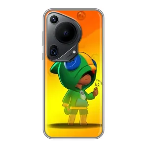 Чехол Бравл Старс для Huawei Pura 70 Ultra (LEON в кофте)