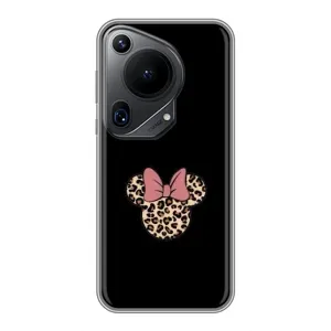 Чехол с леопардовым принтом на Huawei Pura 70 Ultra (Леопардовая Минни)