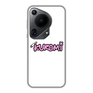 Чехол с персонажем Куроми на Huawei Pura 70 Ultra (Лого Куроми)