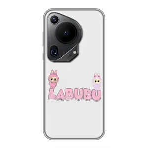 Чехол с принтом Лабубу для Huawei Pura 70 Ultra (Логотип Лабубу)