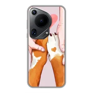 Чехол (ТПУ) Милые собачки для Huawei Pura 70 Ultra (Любовь к собакам)