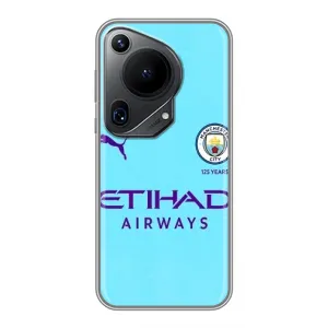 Силиконовые Чехлы принт Футбол на Huawei Pura 70 Ultra (Man City)