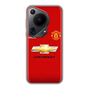 Силиконовые Чехлы принт Футбол на Huawei Pura 70 Ultra (Man United)