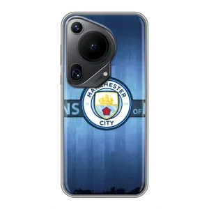 Силиконовые Чехлы принт Футбол на Huawei Pura 70 Ultra (ManCity)