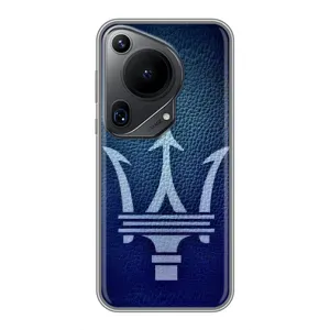 Чехлы с тематикой "Крутые машины" на Huawei Pura 70 Ultra (Лого Maserati)