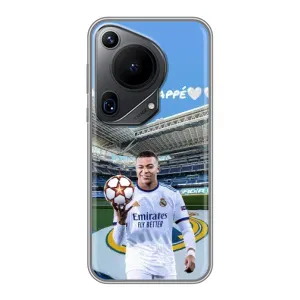 Чехол (TPU) с Футболистом на Huawei Pura 70 Ultra (Mbappe Real)