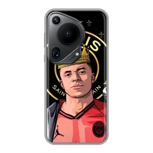 Чехол (TPU) с Футболистом на Huawei Pura 70 Ultra (Mbappe King)