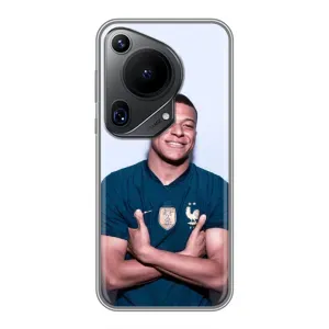 Чехол (TPU) с Футболистом на Huawei Pura 70 Ultra (Мбаппешичка)