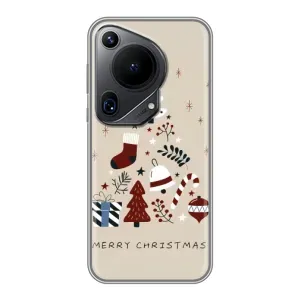Чехол Санта Клаус для Huawei Pura 70 Ultra (Merry Christmas)