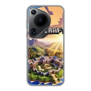 Чехол майнкрафт для Huawei Pura 70 Ultra (MINECRAFT)