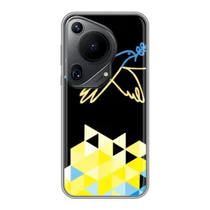 Чехол на Huawei Pura 70 Ultra Украинский дизайн (Мир для Украины)