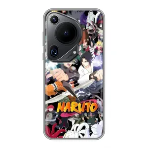 Купить Чехлы на телефон с принтом Anime для Huawei Pura 70 Ultra (Наруто постер)