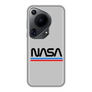 Силиконовый бампер с принтом "Наса" на Huawei Pura 70 Ultra (Наса)