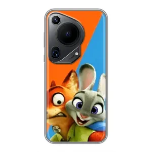 Чехлы ЗВЕРОПОЛИС для Huawei Pura 70 Ultra (Ник и Хопс)