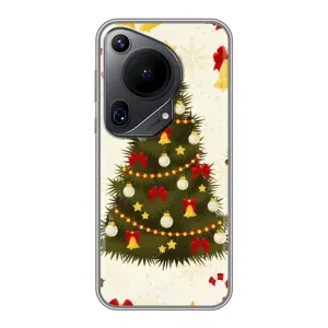 Чехол Новогодняя Елка на Huawei Pura 70 Ultra (Новогодний принт)