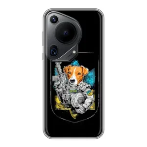 Чехол с принтом для Huawei Pura 70 Ultra (Патрон Воин)